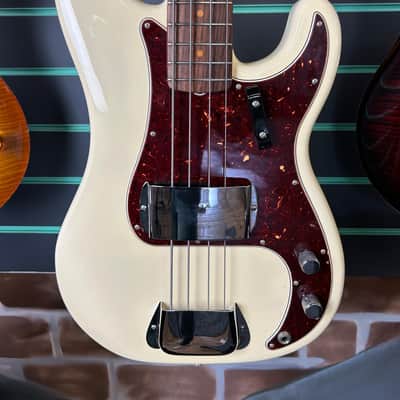 Fender American Original '60s Precision Bass Olympic White 2019 Electric Bass image 4