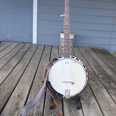 Lida 236 5 String Banjo Early 70s - Flame Maple Burst image 1