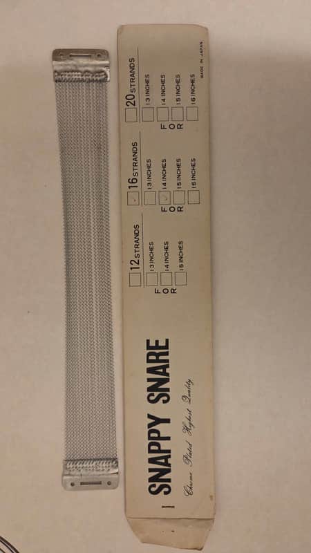 Snappy 14" Snareteppich Made in Japan 60er Jahre neu OVP Ohne 1960 - Metall image 1