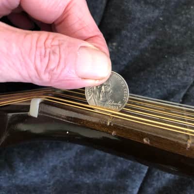 1970s Harmony Silvertone H1227 (Stella) 12-string guitar - high action image 14