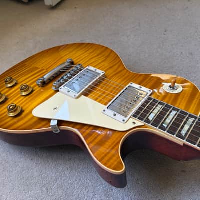 2023 Gibson 1959 Reissue Les Paul Lemonburst Killer Top image 7