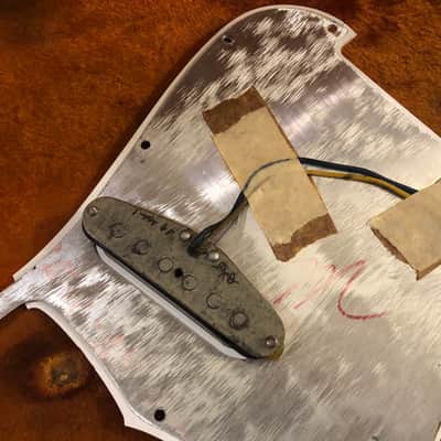 Vintage Fender Musicmaster Loaded Pickguard 1965 Pre CBS Original Pickup Pots Knobs image 7