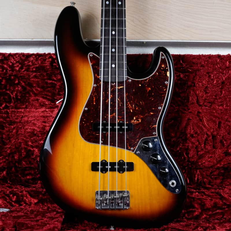 Fender 60th Anniversary American Jazz Bass 2006 Sunburst USA w/ OHSC image 1
