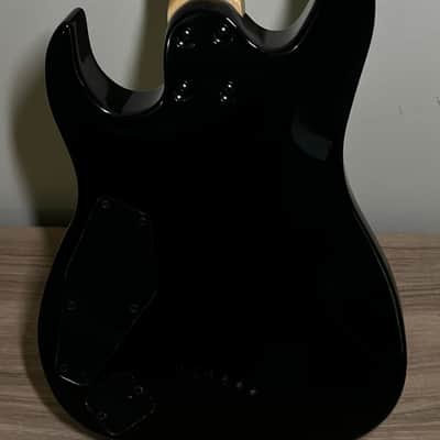 Mitchell MM100 Mini Double-Cutaway Electric Guitar - Black image 4