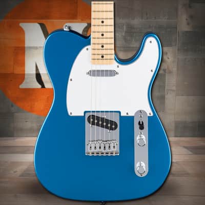 Fender Standard Telecaster Maple Fingerboard, White Pickguard - Aqua Marine Metallic image 1