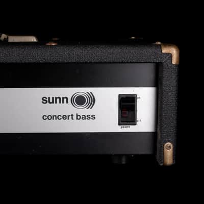 Pre-Owned 1970's Sunn Concert Bass Amp Head - Silverface image 2