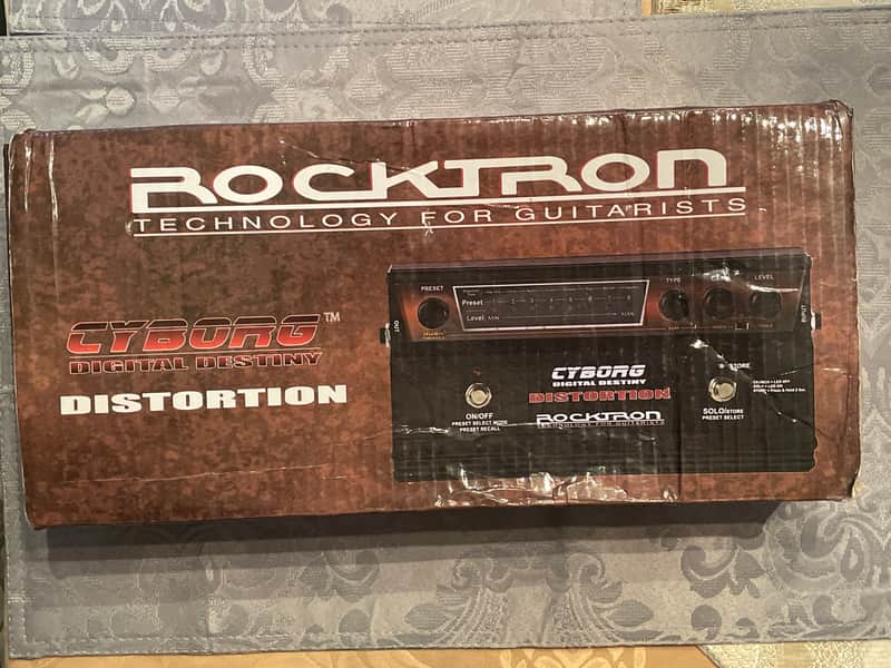 Rocktron Cyborg Distortion Effects Pedal - 2000s - Black - New in Box image 1