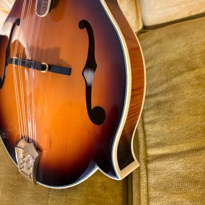 Morgan Monroe MMS5W "Tree of Life" F-Style Mandolin w/case - Sunburst image 6