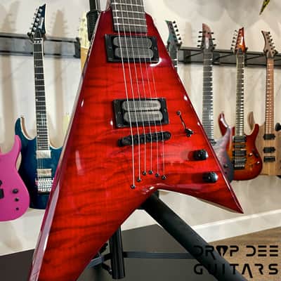 Jackson USA Custom Shop Special Edition Randy Rhoads Electric Guitar w/ Case-Trans Red Burst image 3