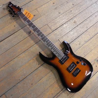 ESP LTD H-200 FM Dark Brown Sunburst image 1