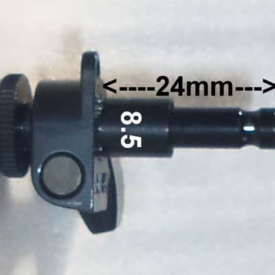 Hipshot® 8.5mm Black SINGLE Grip-lock Tuner~24mm Post Length~USA~Brand New Other image 4