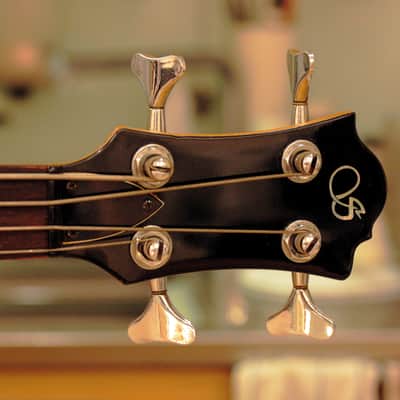 Very Rare.. Samick mini Mockingbird bass 1980 Black image 2