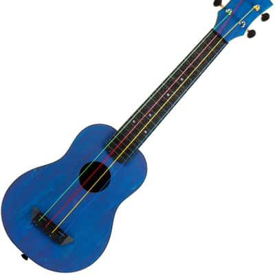 Flight TUSL-KIDZ Concert Scale Soprano Travel Ukulele New - Blue image 7