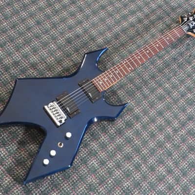 BC Rich Platinum Series Warlock Blue! w/gigbag image 8