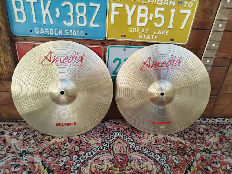 AMEDIA Hollywood 14" hi hat. Nuovo. image 1