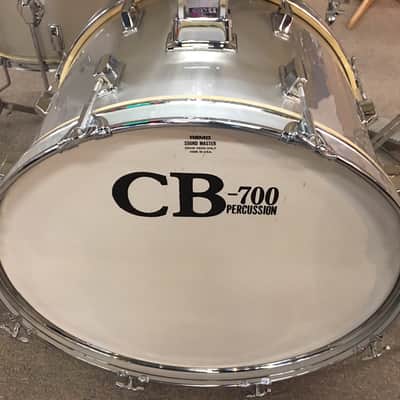 Incredible 5 piece CB700 Drum Kit w/ Stands, Bass Pedal, Tom Mount Remo Sound Master USA Heads image 5