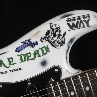 Custom Painted And Upgraded Fender Squier Strat Affinity Series (Aged and Relic'ed) Electric Guitar image 9