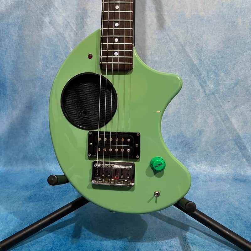 Fernandes ZO-3 mini travel guitar 2000s Surf Green W/Gigbag