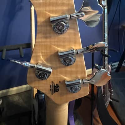 Ernie Ball Music Man Ball Family Reserve StingRay 4 H Paua Blue image 5