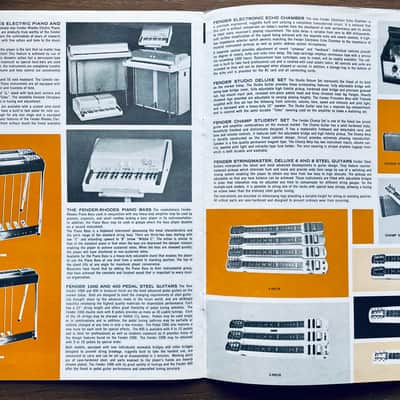 Fender Reprint Insert Catalogue 1963-64 Down Beat Magazine image 4
