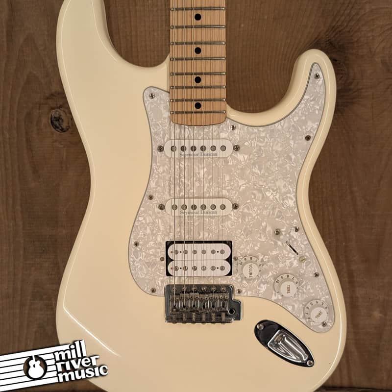 Fender Standard MIM Arctic White Fat Strat 2005 USED image 1