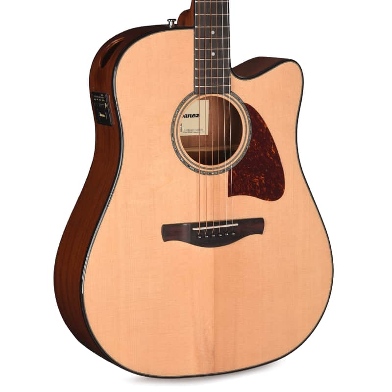 Ibanez AAD51CENT Grand Dreadnought Acoustic-Electric Guitar Natural High Gloss image 1