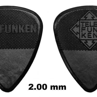 6 Pack - Telefunken Graphite & Delrin Guitar Picks - Choose Size/Thickness image 3