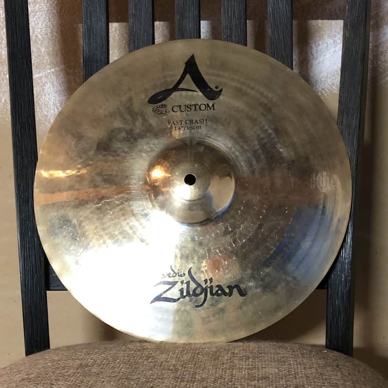Zildjian 14" A Custom Fast Crash - Brilliant image 1