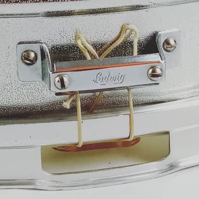 Ludwig 5x14"Prototype-Acrolite Snare Drum#404 Aluminum Shell+Rims+Lug Pre-Serial image 7