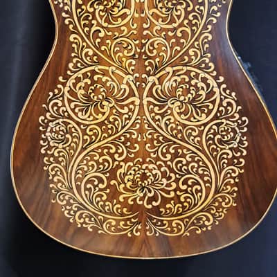 Blueberry Handmade Classical Nylon String Parlor Size Guitar image 12