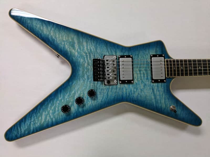 Dean ML 40th Anniversary #1 of 40 Floyd Rose Trem  2017 Faded Denim Guitar image 1