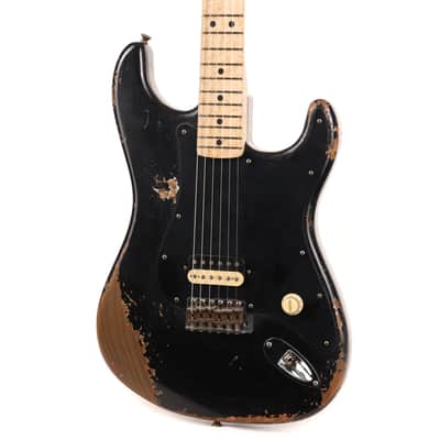 Mint Fender Custom Shop 1969 Stratocaster Masterbuilt Andy Hicks Heavy Relic Black image 6