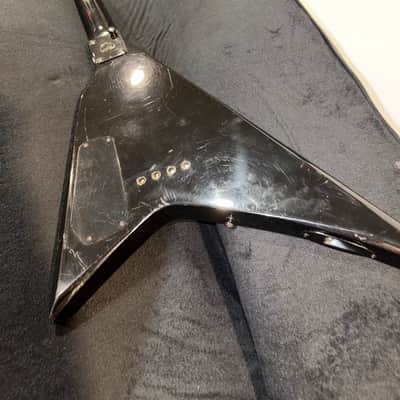 1985 Hondo Fame Series 871 Flying V Bass (Samick Korea - Factory Grover Tuners) image 10