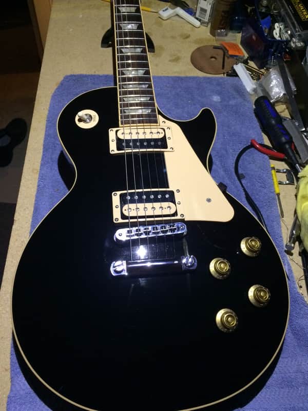 Gibson 2009 Gibson Les Paul Traditional Pro II ebony 2009 Ebony image 1