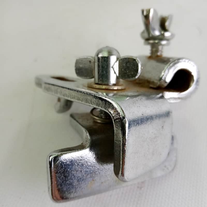 Slingerland-Leedy Bass Drum Spur Mount Chrome Vintage40s Clamp-On Hoop Leg/Spike image 1