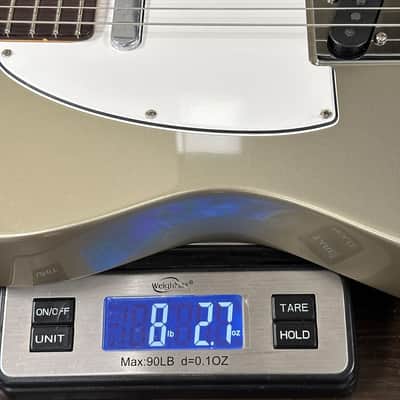 Fender Custom Shop Custom Deluxe Tele NOS Champagne Gold Metallic w/case image 10