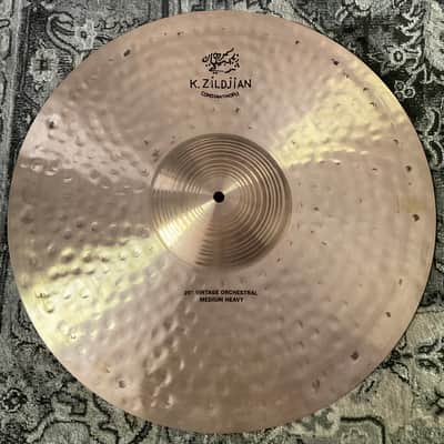 Mint Zildjian 20" K Constantinople Vintage Orchestral Medium Heavy Cymbals Pair w/Straps K1144 image 8