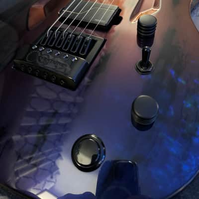 Aristides NAMM Exclusive 060 Evertune 2024 - Worn Purple/Red Chameleon Gloss image 14