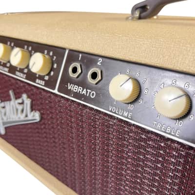 1962 Fender Bandmaster 6G7A Tube Amplifier Head w/ Custom Built Cabinet image 5