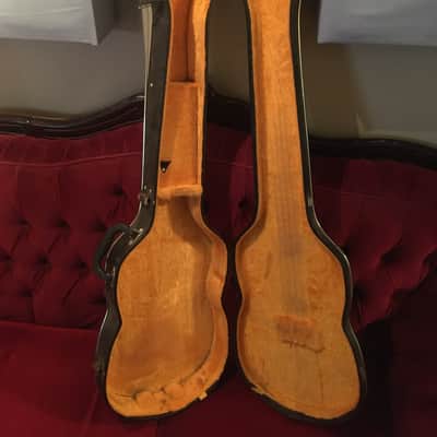 Vintage 1970’s Aria Violin Scroll Bass 1420 / 1430 + OHSC Case Rare Model MIJ Japan Univox image 9