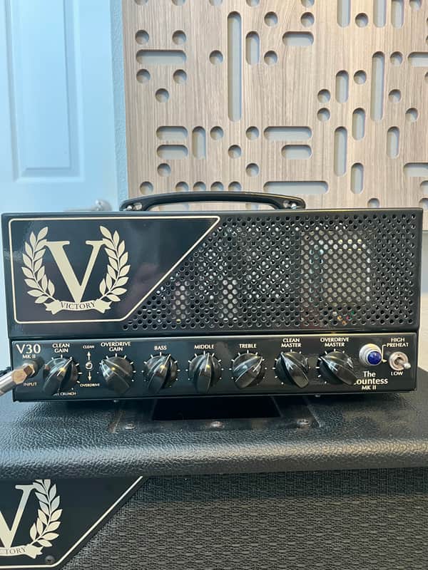 Victory Amps V30 MK II The Jack 2-Channel 42-Watt Guitar Amp Head 2020 - Present - Black image 1