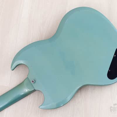 1963 Gibson Les Paul SG Junior Vintage Guitar Pelham Blue w/ Case image 14