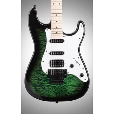 Jackson Adrian Smith Signature SDX Electric Guitar (Maple Fingerboard), Transparent Green Bild 5