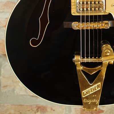 GRETSCH G7593 Black Falcon with Bigsby - Made in Japan 2003 - Black image 4