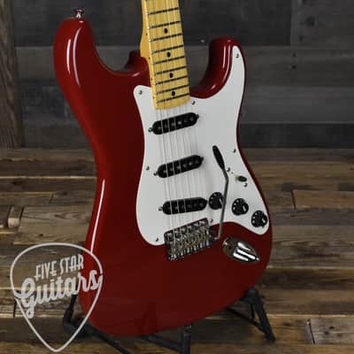 Mint Fender Custom Shop LTD 70th Anniversary '54 Stratocaster NOS - Dakota Red with Hard Shell Case image 9