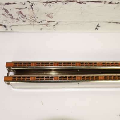 1960s Hohner 48 Chord Model 267/387 Orchestral Harmonica & Case image 8