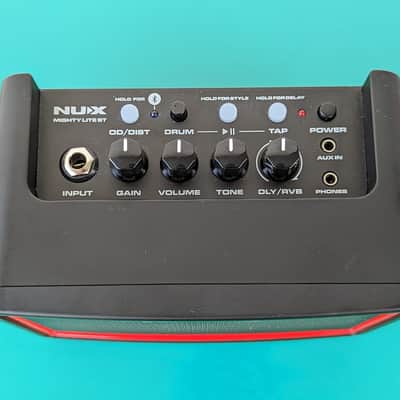 NuX Mighty Lite BT 3-Watt Desktop Bluetooth Guitar Combo 2020s - Black image 2