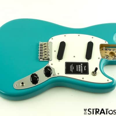 Fender Player II Mustang Series LOADED BODY Alder Offset Shape Aquatone Blue image 1