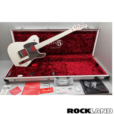 Fender John 5 Ghost Telecaster MN Arctic White Second Hand image 1