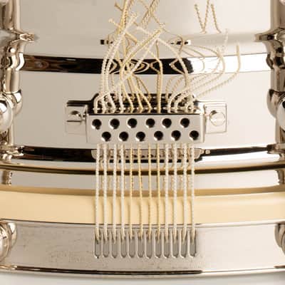AK Drums Nickel Over Brass Dresdner Type Orchestra Model / Nickel Plated 5.5"x14" image 4